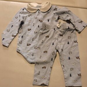 Janie and Jack Winter 2 Piece Set 12-18m